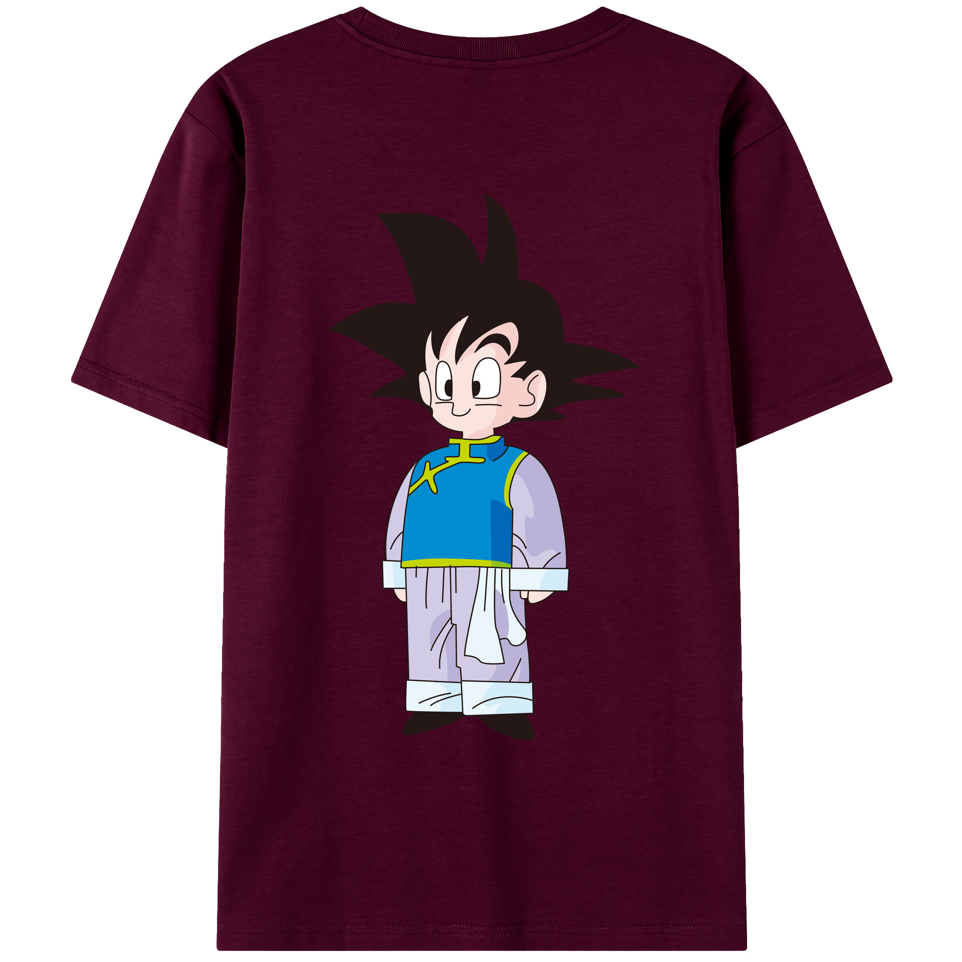 （画像用） ドラゴンボール 孫悟空（そん ごくう）Son Goku カカロット DRAGON BALL Kakarotto レディース半袖Tシャツ(バックプリント)